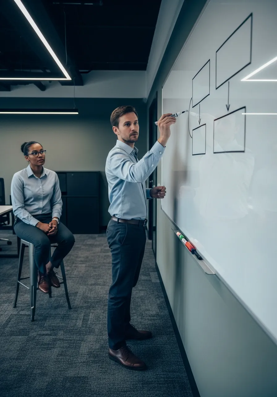 The model most businesses actually need: hybrid — related scene
