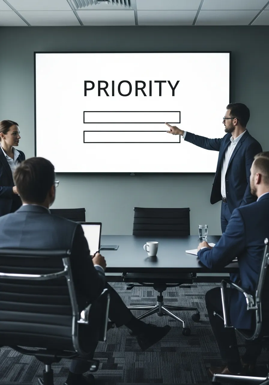The realistic priority order — related scene